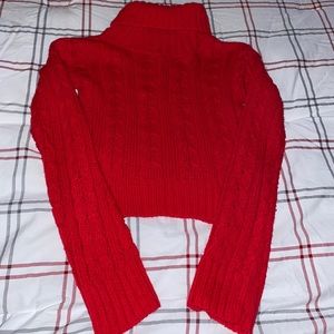 'BOOHOO' Cropped Sweater
